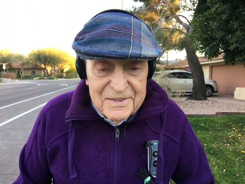 Amy Goyer describes her Dad's struggle with Alzheimer's and hearing loss and the solution she found for him.