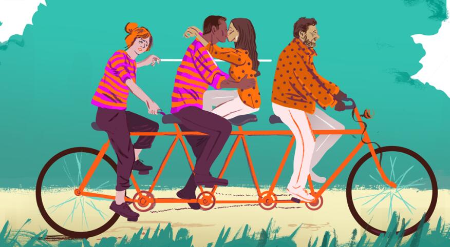 illustration_of_2_couples_on_long_bike_one_pair_kissing_affair_story_by_Christine_Rösch_1440x560.jpg