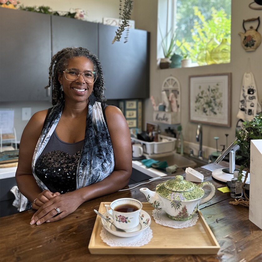 Sherry Waters, owner of The Pauline Tea Bar