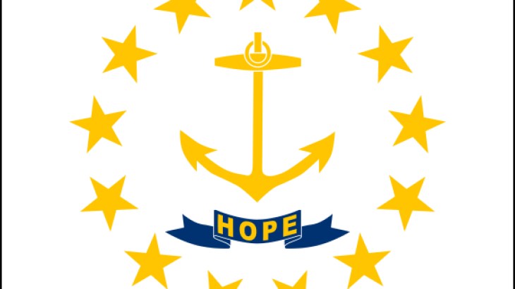 The Rhode Island state flag is pictured because Women 60+ organize local events that build connection.