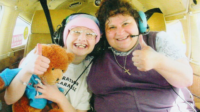 A still of Gypsy Rose Blanchard and her mother, Dee Dee Blanchard, from the documentary film Mommy Dead and Dearest.