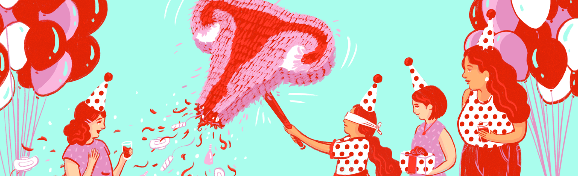 Period Party, womandhood, aarp, girlfriend, parenting