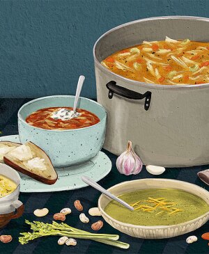 illustration of soups to try