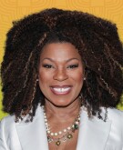 image of Lorraine Toussaint on yellow to green background