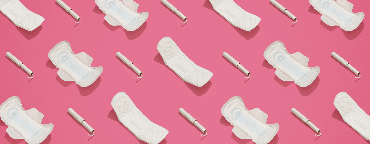 animated gif of numerous pads and tampons