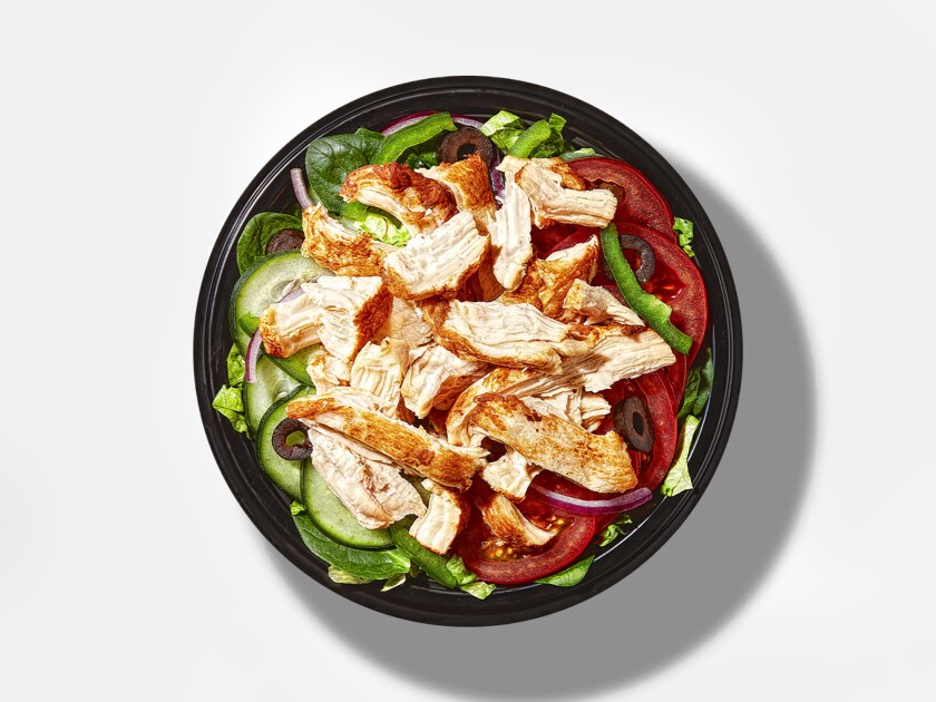 Subway's Rotisserie Chicken on a Bowl