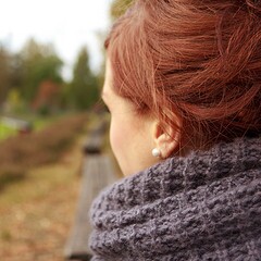 Looking away