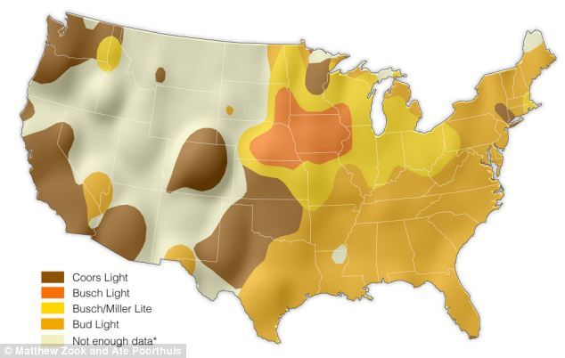 Beer preferences in U.S.