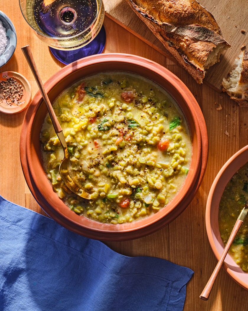 Paul and Linda McCartney’s Split Pea Soup from above