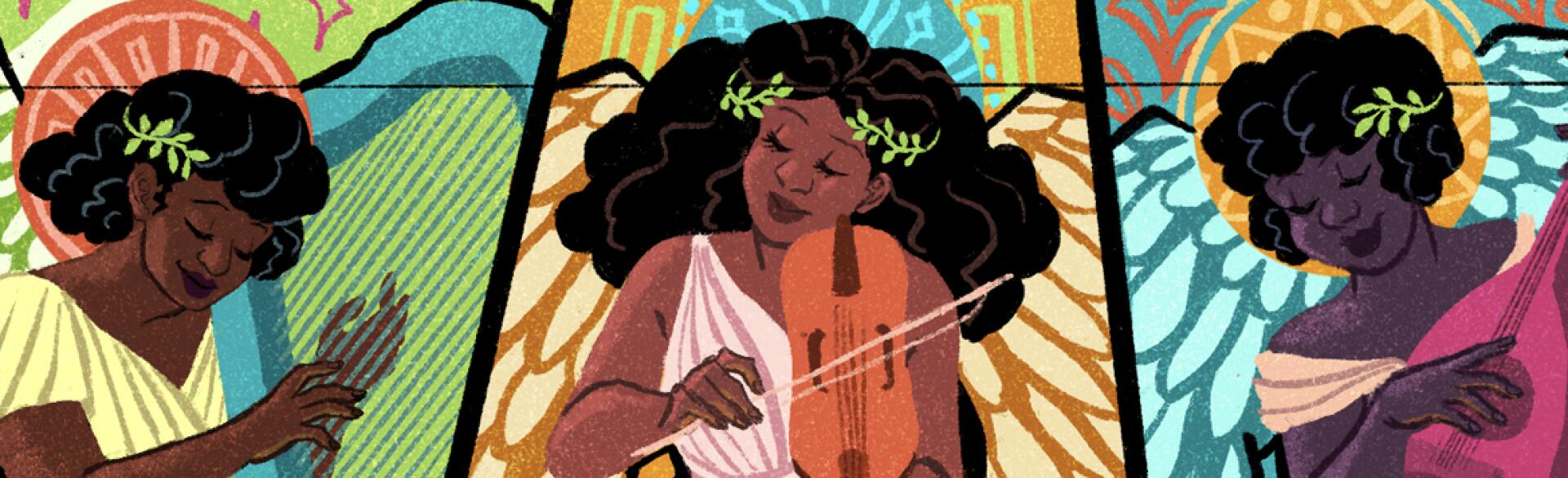 illustration_of_3_angelic_ladies_playing_instruments_spotify_playlist_by_charlot_kristensen_1440x584.jpg