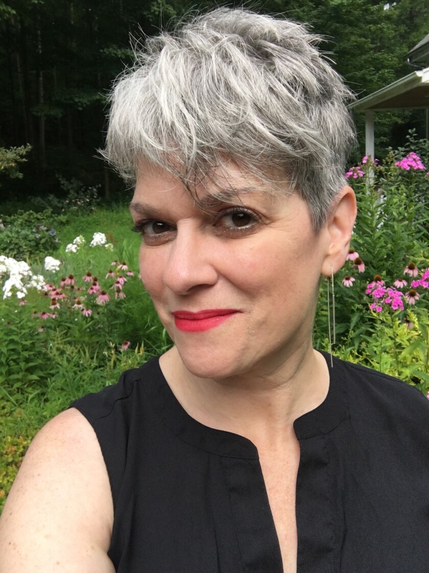 Author Kristan Higgins gray hair
