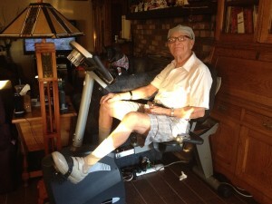 Amy Goyer shares tips for keeping her 90 year-old Dad cool and exercising in the summer heat.