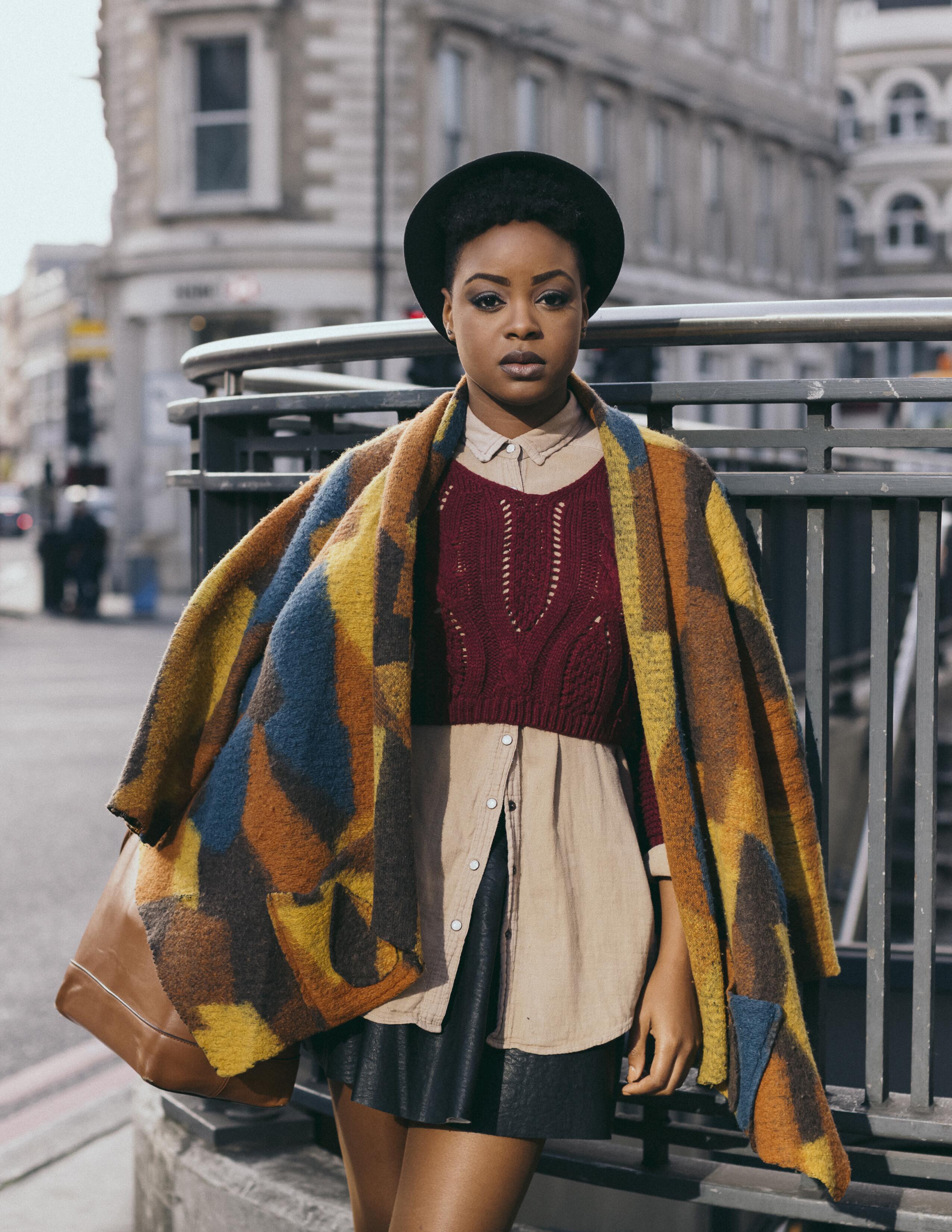 Portrait Of A Beautiful Black Woman