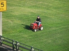 mowing