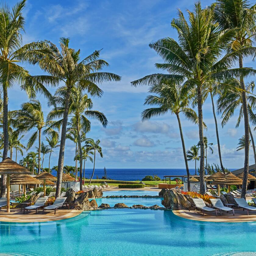 The Ritz-Carlton pool in Maui, Kapalua
