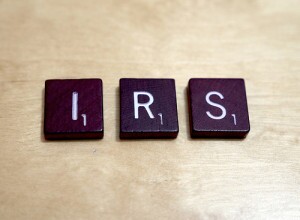 IRS Scrabble pieces