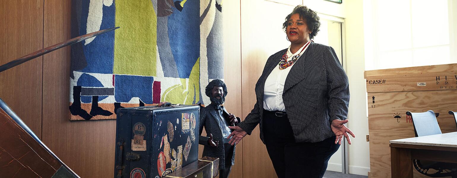 Tammi Lawson at the Schomburg Center for Research in Black Culture