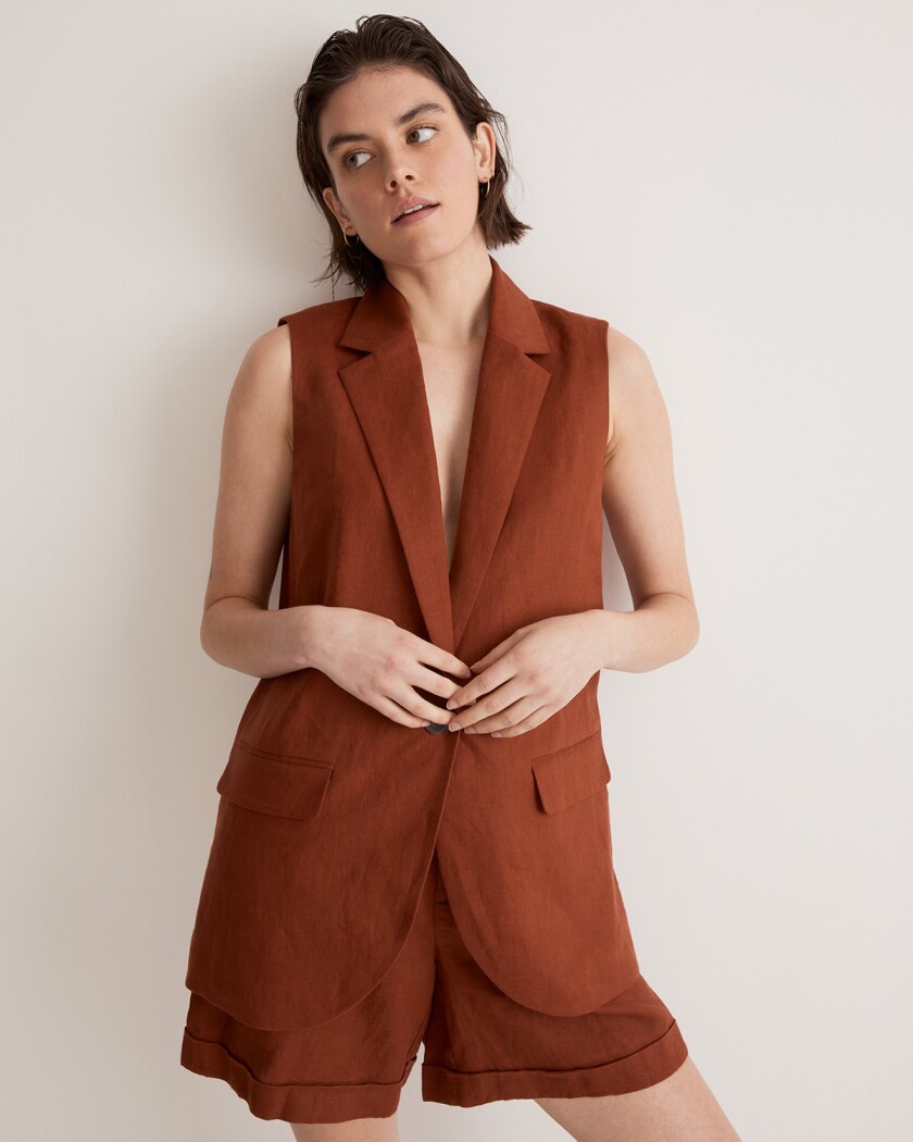 Madewell, The Harlow Short and The Larsen Vest 