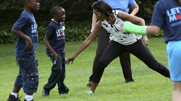 Michelle Obama Kicks Off South Lawn Series Of Summer Activities For Kids