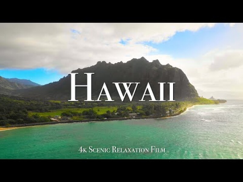 Hawaii 4K - Scenic Relaxation Film with Calming Music