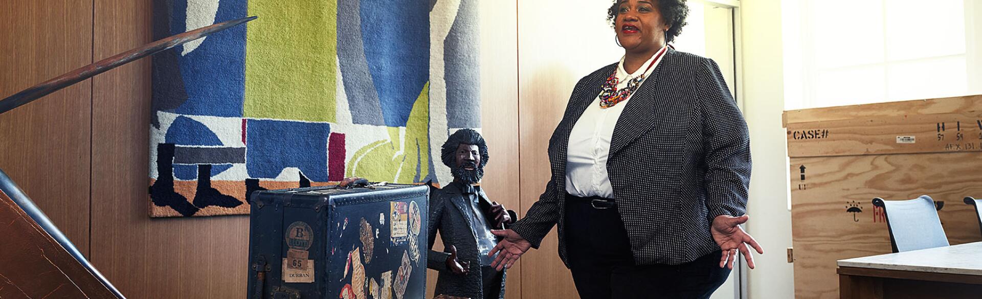 Tammi Lawson at the Schomburg Center for Research in Black Culture
