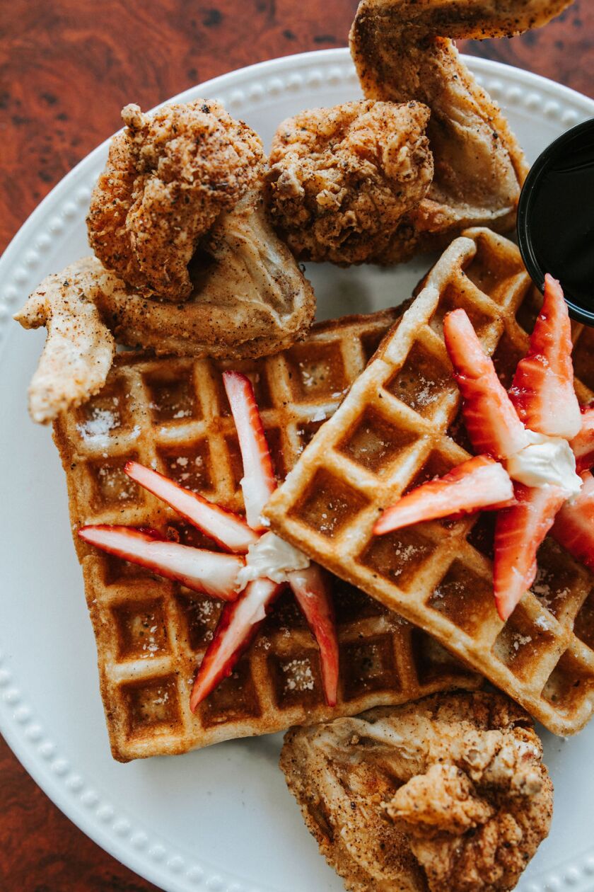 Chicken and Waffles from the Soul Feast Week in Lexington, Kentucky