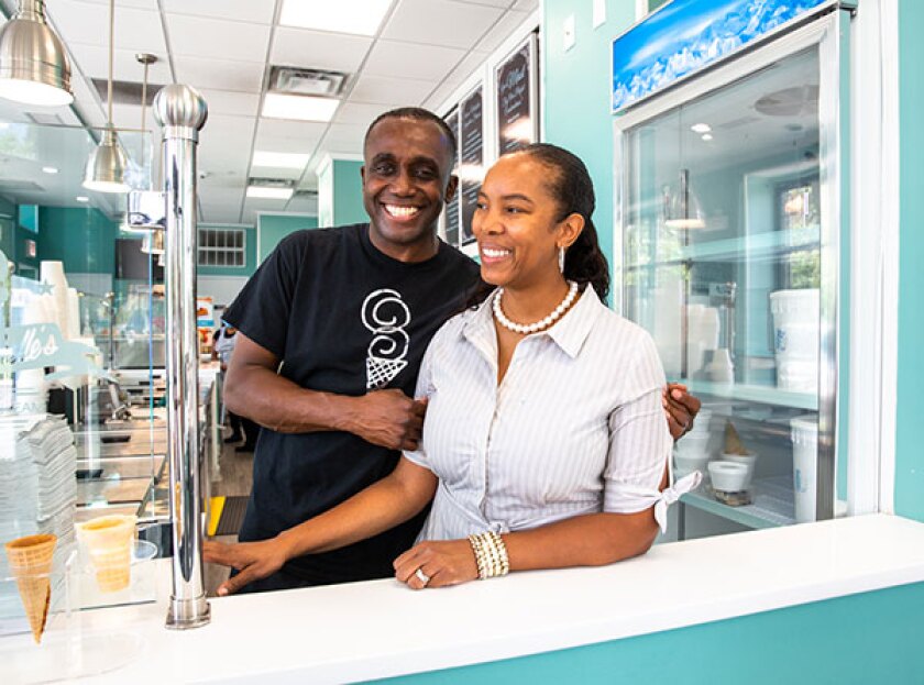 Owners of Shawn Michelle's Ice Cream in Chicago, IL