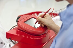 Signing payment at point of sale terminal