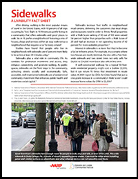 Fact Sheet about Sidewalks