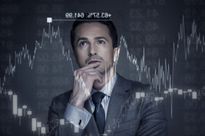 Investor analyzing