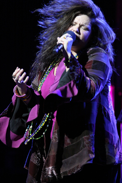 Mary Bridget Davies portrays Janis Joplin