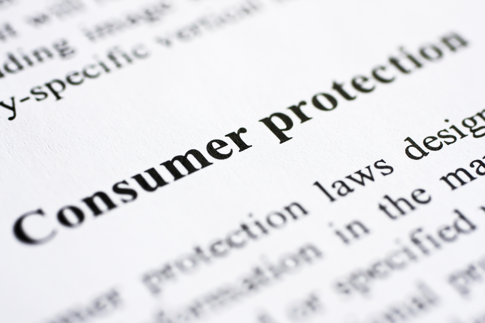 Consumer protection