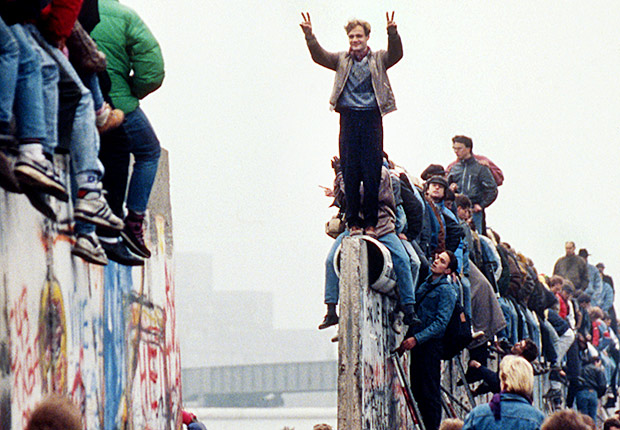 Fall of Berlin Wall in 1989