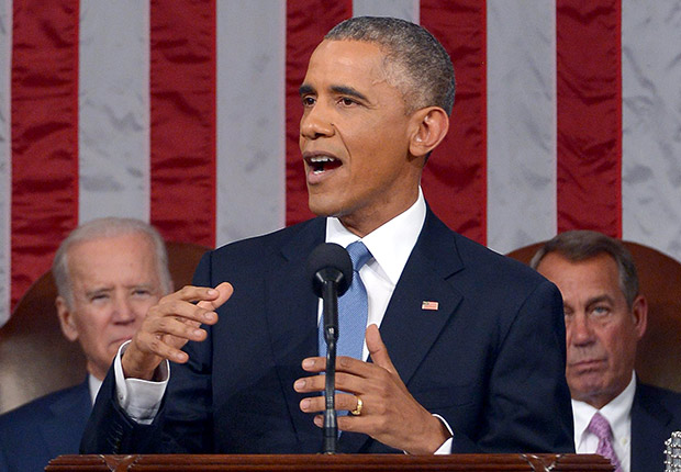 President Barack Obama at 2015 SOTU