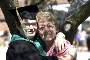 Grandparent with graduate
